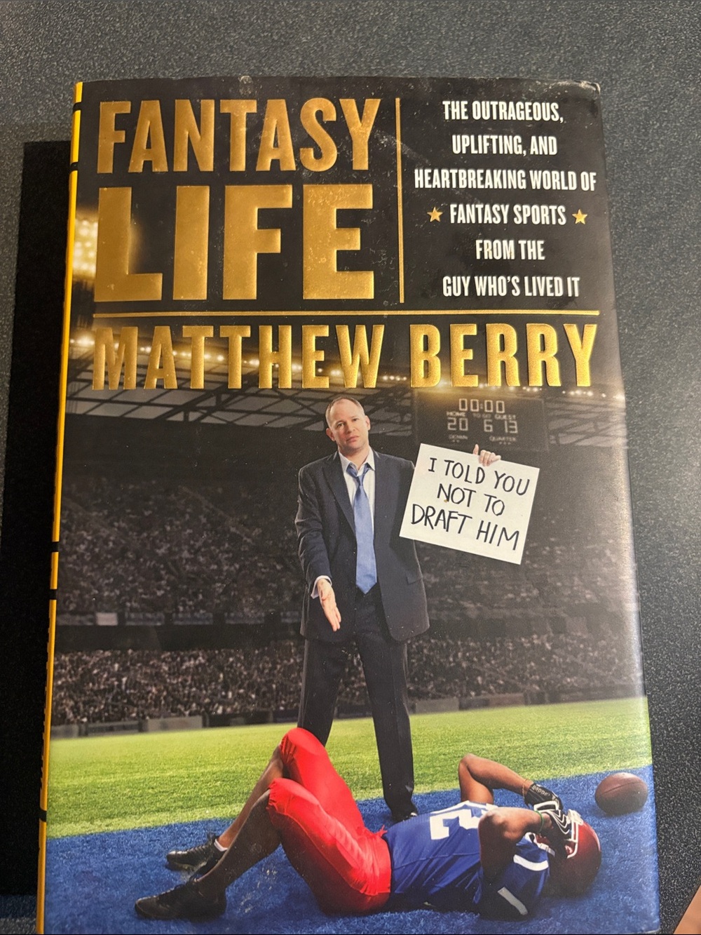 Fantasy Life Hardcover Book - Black/Gold Cover